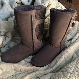 BearPaw Knit backing Tall Boots Size 9